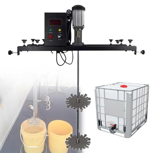 Elektrischer IBC-Eimermischer mit 980 W Leistung, 0-3000 U/min, freie Geschwindigkeitseinstellung, ultra-leiser Betrieb bei 45 Dezibel, ideal zum Auflösen und Rühren von Tinte Elektrischer IBC-Eimermischer mit 980 W Leistung, 0-3000 U/min, freie Geschwindigkeitseinstellung, ultra-leiser Betrieb bei 45 Dezibel, ideal zum Auflösen und Rühren von Tinte von Generisch