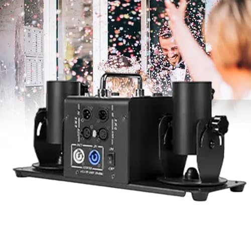 Elektrischer Konfetti-Launcher mit DMX und Fernbedienung für Hochzeiten, Gender Reveals und Bühnenshows von Generisch