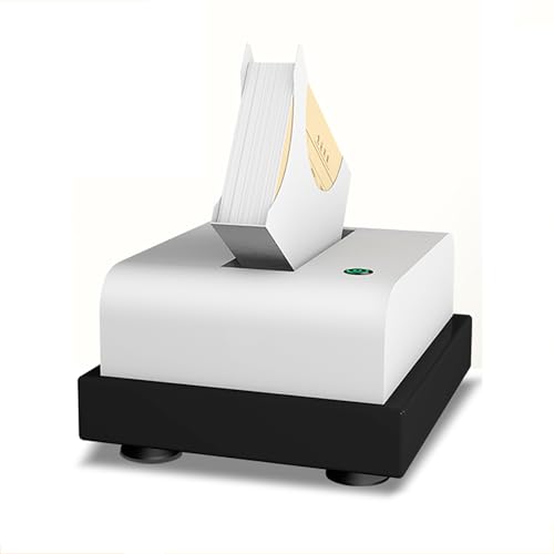 Elektrischer Papier-Organizer, automatische Papierschüttelmaschine, 2800 U/min Geschwindigkeit, schnell organisiert in 5 Sekunden, entfernt Papierreste, ideal für Banken und Büros von Generisch