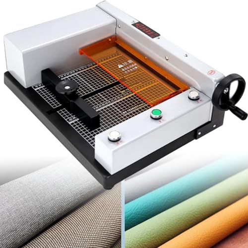 Elektrischer Papierschneider, Guillotine-Schneidemaschine, 0-300 mm Schnittbreite, 40 mm Dicke, Desktop-industrieller Einsatz, elektrischer Lederschneider für effizientes Papierschneiden Elektrischer Papierschneider, Guillotine-Schneidemaschine, 0-300 mm Schnittbreite, 40 mm Dicke, Desktop-industrieller Einsatz, elektrischer Lederschneider für effizientes Papierschneiden von Generisch