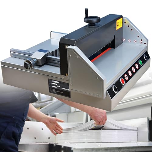 Elektrischer Papierschneider, industrieller Hebelschneider für Karton, sichere und effiziente Schneidelösung für Büro, Schule und Zuhause von Generisch