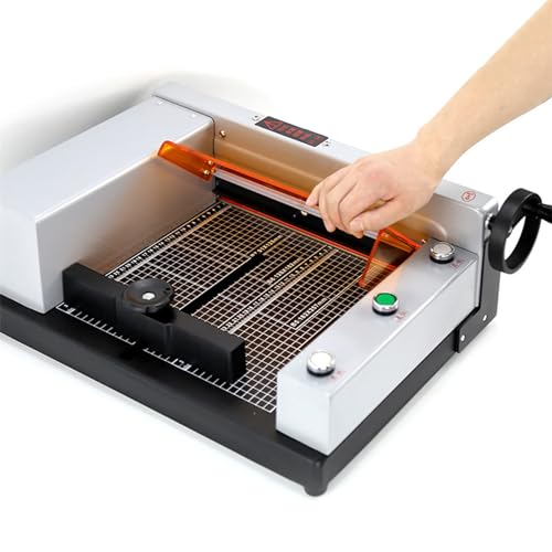 Elektrischer Papierschneider mit automatischem Sicherheitsschutz für Scrapbooking, Etiketten, Coupons, Karten, Bastelpapier und Fotos von Generisch