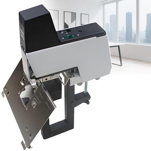 Elektrischer Sattelhefter, robuste automatische Bindemaschine, 2–50 Blatt Kapazität, verstellbare Dicke 100 mm, 1–9 Stufen mit Pedal von Generisch