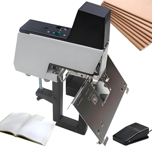 Elektrischer Sattelstichhefter mit Fußpedal, verstellbare Bindung für 2-40 Blatt, ideal für Büro- und Handwerkseffizienz Elektrischer Sattelstichhefter mit Fußpedal, verstellbare Bindung für 2-40 Blatt, ideal für Büro- und Handwerkseffizienz von Generisch