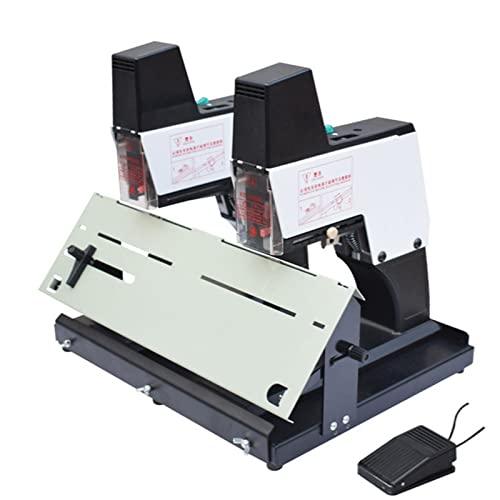 Elektrischer Schwerlast-Hefter mit Fußpedal, Dual-Nadel-Modi für A3-Papier, ideal für Büro, Fabrik und Zuhause von Generisch