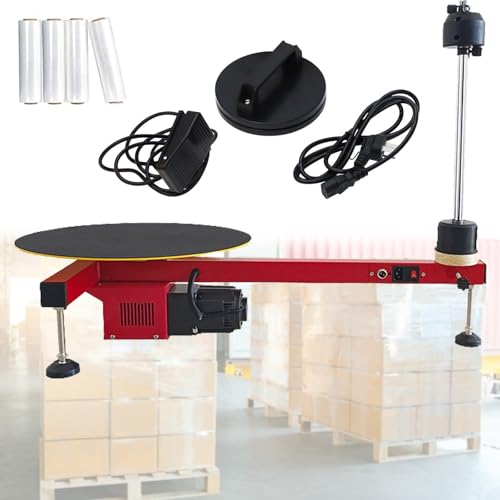 Elektrischer Stretchfolienspender - Effiziente Palettenverpackung mit 4 Rollen - Ideal für Verpackung und Versand Elektrischer Stretchfolienspender - Effiziente Palettenverpackung mit 4 Rollen - Ideal für Verpackung und Versand von Generisch