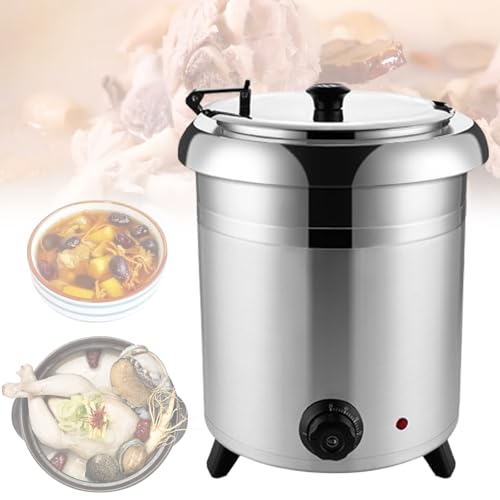 Elektrischer Suppenwärmer, einstellbare Temperatur 30°C-85°C, herausnehmbarer Einsatz, ideal für Buffets und Partys Elektrischer Suppenwärmer, einstellbare Temperatur 30°C-85°C, herausnehmbarer Einsatz, ideal für Buffets und Partys von Generisch