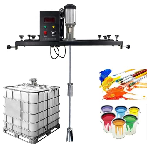 Elektrischer Tankmischer, 980W mit Edelstahl-Rührstab und Laufrad, Einstellbar für Farbe, Beschichtung, Kleber, Zementmischung Elektrischer Tankmischer, 980W mit Edelstahl-Rührstab und Laufrad, Einstellbar für Farbe, Beschichtung, Kleber, Zementmischung von Generisch