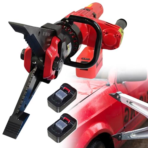 Elektrischer hydraulischer Expander Scheren- und Spreizwerkzeug zum Schneiden und Strecken von Metall, inklusive 2 Batterien und Aufbewahrungsbox von Generisch