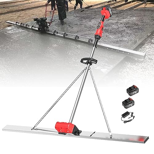 Elektrisches Beton-Vibrationswerkzeug, robuster Estrich mit 150 cm Klinge, Batterie-Zement-Vibrations-Nivellierer und Nivellierlineal für Betonbearbeitung Elektrisches Beton-Vibrationswerkzeug, robuster Estrich mit 150 cm Klinge, Batterie-Zement-Vibrations-Nivellierer und Nivellierlineal für Betonbearbeitung von Generisch