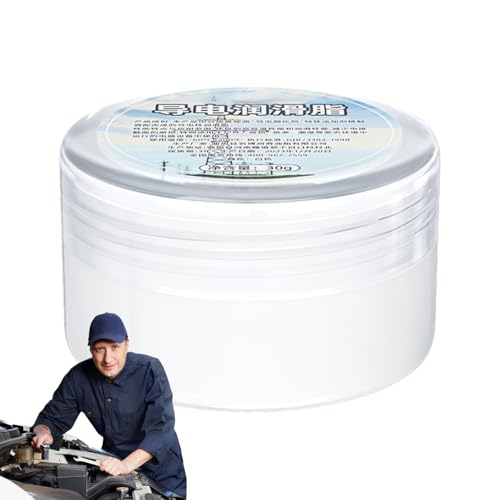 Elektrisches Fett - Stromleitfähigkeit Paste | Stromleitfähigkeitsfett | Elektrisches thermisches Schmiermittel 30 g | Anti -Rust -Fett für elektrische Bögen, elektronische Industrie, von Generisch