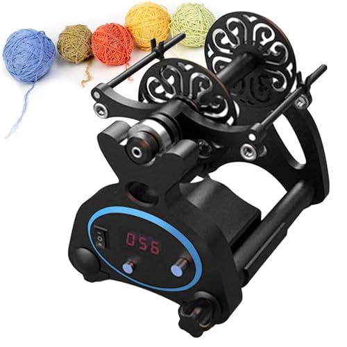Elektrisches Garn-Spinnrad, 12 V, Mini-Wollfaser-Twister für Heimbastel- und DIY-Projekte von Generisch