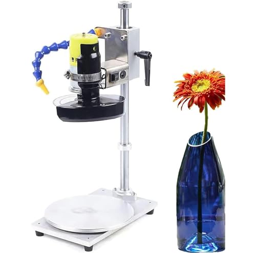 Elektrisches Glasflaschenschneider-Kit, einstellbare Geschwindigkeit für DIY-Handwerk, effizientes Schneidewerkzeug für Glas- oder Keramikflaschen von Generisch