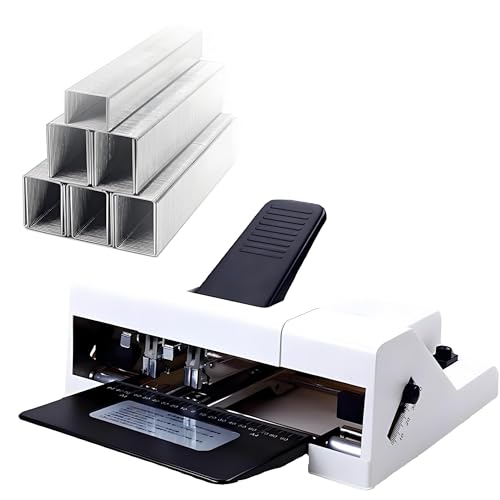 Elektrisches Heftgerät, leiser Betrieb, 50 Blatt Kapazität, Papiereinzugstiefe 2-21 cm, staufrei, strapazierfähig für den Bürogebrauch Elektrisches Heftgerät, leiser Betrieb, 50 Blatt Kapazität, Papiereinzugstiefe 2-21 cm, staufrei, strapazierfähig für den Bürogebrauch von Generisch