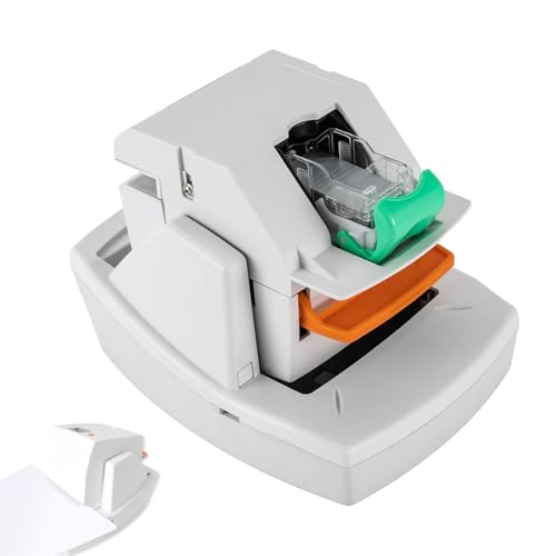 Elektrisches Heftgerät, robust, 70 Blatt Kapazität mit automatischen manuellen Modi, einstellbare Geschwindigkeit für Büro, Schule, Zuhause von Generisch