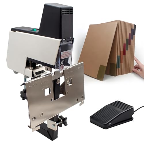 Elektrisches Heftgerät für Büro und Zuhause, verstellbar für 2-40 Blatt, 1-9 Intensitätsstufen, Flach- und Sattelbindung, 110V Elektrisches Heftgerät für Büro und Zuhause, verstellbar für 2-40 Blatt, 1-9 Intensitätsstufen, Flach- und Sattelbindung, 110V von Generisch