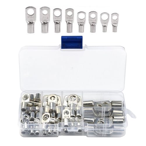 Elektro -Crimp -Steckverbinder -Kit, 60 -fache Klemmen Für Elektrokabel - Kits Zum Markieren Von Elektrokabeln, Dunkelbezogenem Kupfer Ist Schraubanschlusskit, Präzision Für Haushaltsgeräte, Maschiner von Generisch