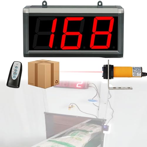 Elektronischer digitaler Zähler mit Fernbedienung, einstellbare Empfindlichkeit & Stromausfallspeicher für genaue Personen-/Besucherzählung in Fabriken & Werkstätten Elektronischer digitaler Zähler mit Fernbedienung, einstellbare Empfindlichkeit & Stromausfallspeicher für genaue Personen-/Besucherzählung in Fabriken & Werkstätten von Generisch