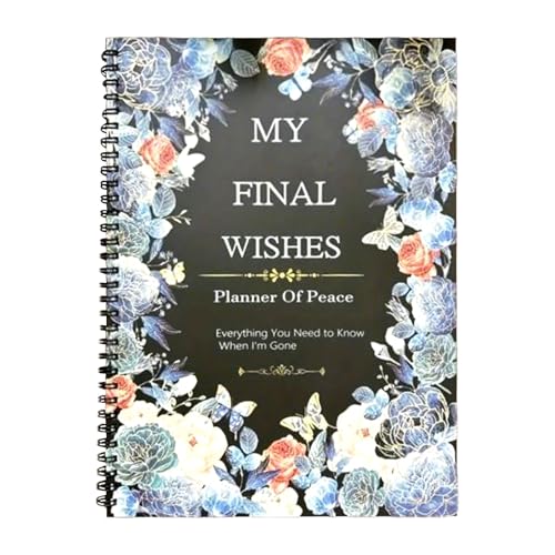 End of Life Planner, Guided Senior Journal, 11.22x8.66 inches Last Wishes Organizer, Will & Beneficiary Notebook for Funeral Planning, Personal Affairs, Estate, Final Belongings End of Life Planner, Guided Senior Journal, 11.22x8.66 inches Last Wishes Organizer, Will & Beneficiary Notebook for Funeral Planning, Personal Affairs, Estate, Final Belongings von Generisch