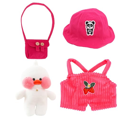 Entenplüsch mit Kleidung - Cartoon Ducks Puppe mit Outfits, weiches gefülltes Tierspielzeug für Kinder | Dress-up mit Accessoires, kuscheliges Entenspielzeuggeschenk für und Mädchen, Sa Entenplüsch mit Kleidung - Cartoon Ducks Puppe mit Outfits, weiches gefülltes Tierspielzeug für Kinder | Dress-up mit Accessoires, kuscheliges Entenspielzeuggeschenk für und Mädchen, Sa von Generisch