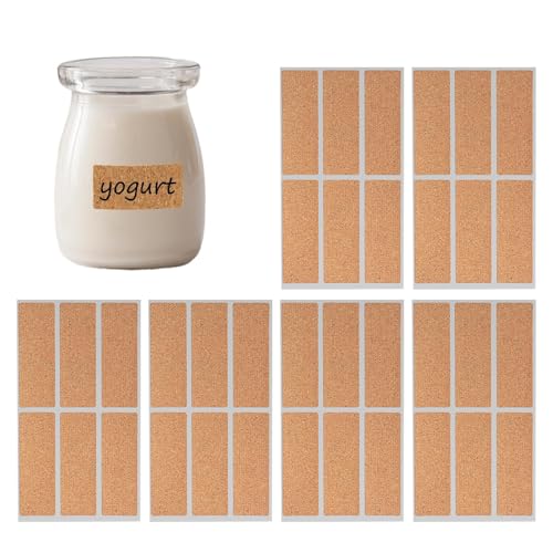 Entfernbarer Kork-Aufkleber, wasserfest, Kreidetafel-Namensschild, blanko, Holzaufkleber, Glasflasche, Lebensmitteletikett, Etikett für Speisekammer, Behälter, Datumsmarkierung, Geschenkverpackung Entfernbarer Kork-Aufkleber, wasserfest, Kreidetafel-Namensschild, blanko, Holzaufkleber, Glasflasche, Lebensmitteletikett, Etikett für Speisekammer, Behälter, Datumsmarkierung, Geschenkverpackung von Generisch