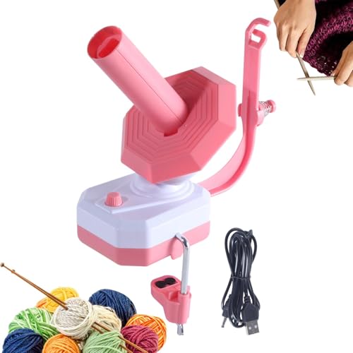 Entzückender Garnwickler, stabiler elektrischer automatischer String Ball Kuchenwickler, verstellbare Webkugelwickler, automatischer Schnurwickler zum Häkeln, Stricken und Nähen Entzückender Garnwickler, stabiler elektrischer automatischer String Ball Kuchenwickler, verstellbare Webkugelwickler, automatischer Schnurwickler zum Häkeln, Stricken und Nähen von Generisch