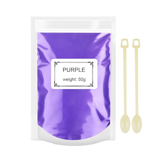 Epoxidharz Farbe 50g, Mica Pulver Natur Metallic Epoxidharz Pigment für Kunstharz Gießharz, Seife, Badebombe, Kerze, kosmetischer, Lidschatten, Nagellack, Schleim (Pulver) von Generisch