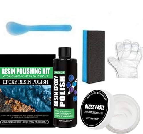 Epoxidharz Polierset, Epoxidharz Politur Compound, speziell formulierte und hochglänzende Oberflächen zum Kratzen, Schleifen von Generisch