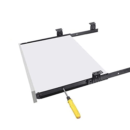 Ergonomische 35,6 cm Tastatur-Schubladenverlängerung – höhenverstellbare ausziehbare Schreibtischablage für einfache Installation und verbesserte Arbeitsplatzeffizienz von Generisch