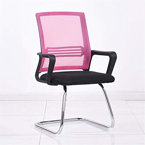 Ergonomischer Bürostuhl, Chefsessel mit mittlerer Rückenlehne, Netzstoff, mit Armstütze, verstellbar, Computerstuhl, Größe 57 x 50 x 58 cm, stilvolles Design für Zuhause und Büro von Generisch