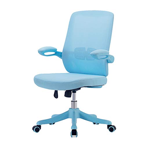 Ergonomischer Bürostuhl aus Netzstoff mit Lendenwirbelstütze, Drehstuhl, Chefsessel für Zuhause und Arbeitszimmer, verstellbarer Stoff-Arbeitsstuhl, erhältlich in Blau und Grau Ergonomischer Bürostuhl aus Netzstoff mit Lendenwirbelstütze, Drehstuhl, Chefsessel für Zuhause und Arbeitszimmer, verstellbarer Stoff-Arbeitsstuhl, erhältlich in Blau und Grau von Generisch