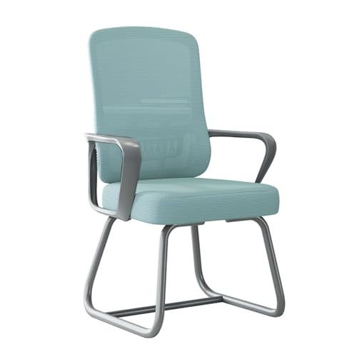 Ergonomischer Bürostuhl aus Netzstoff mit Lendenwirbelstütze, mittelgroßes Rückendesign, ohne Rollen, Sessel für Wartezimmer, Lounge und Training – bequemer blauer Computerstuhl Ergonomischer Bürostuhl aus Netzstoff mit Lendenwirbelstütze, mittelgroßes Rückendesign, ohne Rollen, Sessel für Wartezimmer, Lounge und Training – bequemer blauer Computerstuhl von Generisch