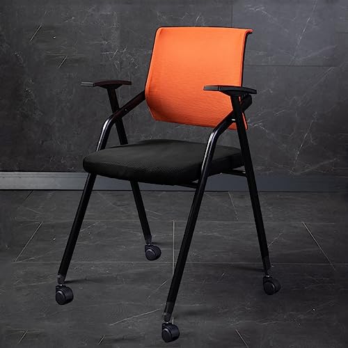 Ergonomischer Bürostuhl aus Netzstoff mit Rollen, stapelbarer Sessel für Konferenzen, Schule und Wartebereiche Ergonomischer Bürostuhl aus Netzstoff mit Rollen, stapelbarer Sessel für Konferenzen, Schule und Wartebereiche von Generisch