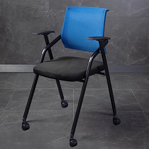 Ergonomischer Bürostuhl aus Netzstoff mit Rollen, stapelbarer Sessel für Konferenzen, Schule und Wartebereiche von Generisch