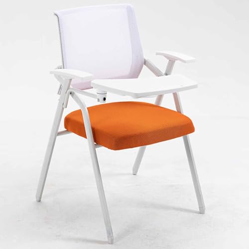 Ergonomischer Bürostuhl aus Netzstoff mit befestigtem Schreibtisch, faltbares Design für bequemes Sitzen in Büro, Schule, Konferenz und Trainingsräumen Ergonomischer Bürostuhl aus Netzstoff mit befestigtem Schreibtisch, faltbares Design für bequemes Sitzen in Büro, Schule, Konferenz und Trainingsräumen von Generisch
