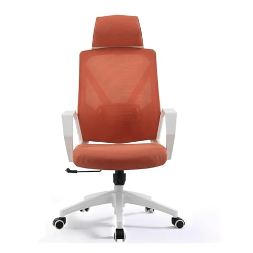 Ergonomischer Bürostuhl aus Netzstoff mit gepolstertem Sitz, verstellbare Armlehnen, Drehrollen, atmungsaktiver Schreibtischstuhl für Zuhause und Chefgebrauch, bequemer Arbeitsstuhl von Generisch