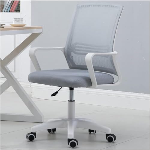 Ergonomischer Bürostuhl aus Netzstoff mit verstellbarer Höhe, um 360° drehbar, Armlehnen für Zuhause und Computertisch von Generisch