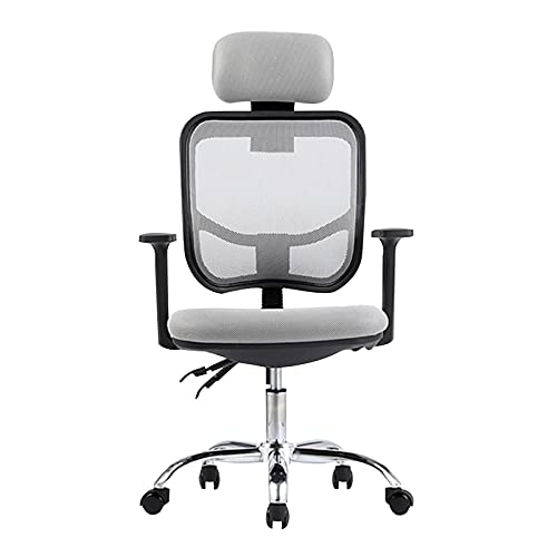 Ergonomischer Bürostuhl aus Netzstoff mit verstellbarer Höhe und Lendenwirbelstütze, drehbarer Computer-Schreibtischstuhl für Zuhause und Büro Ergonomischer Bürostuhl aus Netzstoff mit verstellbarer Höhe und Lendenwirbelstütze, drehbarer Computer-Schreibtischstuhl für Zuhause und Büro von Generisch