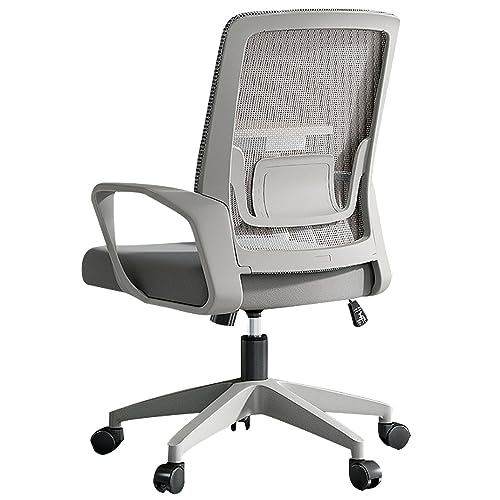 Ergonomischer Bürostuhl mit Lendenwirbelstütze und atmungsaktivem Netzstoff – Chefdrehstuhl für Zuhause oder Büro Ergonomischer Bürostuhl mit Lendenwirbelstütze und atmungsaktivem Netzstoff – Chefdrehstuhl für Zuhause oder Büro von Generisch
