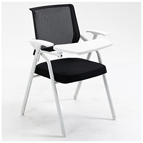 Ergonomischer Schreibtischstuhl aus Netzstoff mit Schreibtafel, zusammenklappbarer Metallrahmenstuhl für Erwachsene und Studenten, ideal für Heimbüro, Meetings und Studiensitzungen Ergonomischer Schreibtischstuhl aus Netzstoff mit Schreibtafel, zusammenklappbarer Metallrahmenstuhl für Erwachsene und Studenten, ideal für Heimbüro, Meetings und Studiensitzungen von Generisch