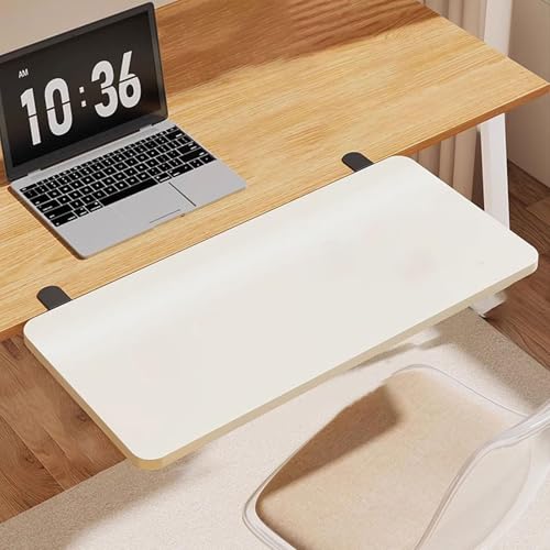 Erweiterbare Schreibtischablage, Klemmregal, ergonomische Ellenbogenstütze für Zuhause und Büro, nicht durchstichende Schreibtischverlängerung, platzsparend, für Computerzubehör von Generisch