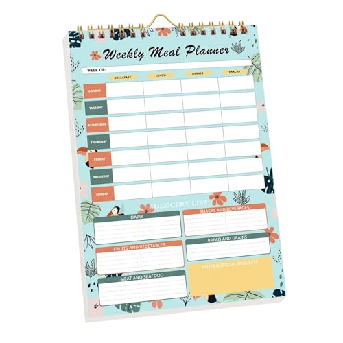 Essensplaner-Notizbuch – undatierter Ernährungs- und Wellness-Mahlzeitenplaner, Vintage-Stil, Notizblock für gesunde Ernährung, Teenager, Mädchen, Sportler, Männer, Familie, Jugendliche, Essensplaner-Notizbuch – undatierter Ernährungs- und Wellness-Mahlzeitenplaner, Vintage-Stil, Notizblock für gesunde Ernährung, Teenager, Mädchen, Sportler, Männer, Familie, Jugendliche, von Generisch