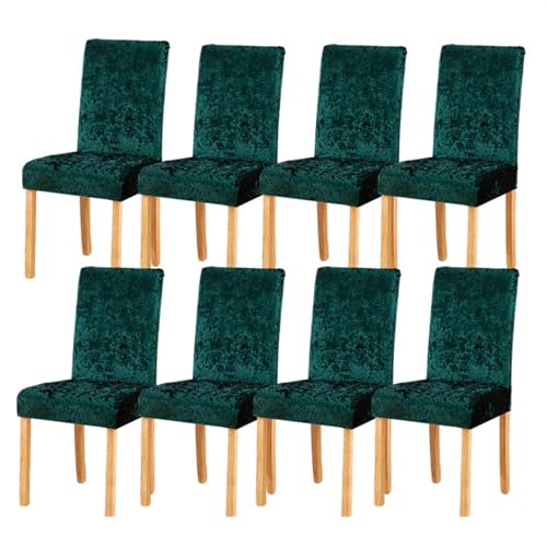 Esszimmerstuhlhussen aus Pannesamt, dehnbar, abnehmbar, waschbar, superweich, Sitzschoner für Hochzeit, Party und Heimdekoration, Rosa, Größe 8 Esszimmerstuhlhussen aus Pannesamt, dehnbar, abnehmbar, waschbar, superweich, Sitzschoner für Hochzeit, Party und Heimdekoration, Rosa, Größe 8 von Generisch