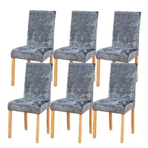 Esszimmerstuhlhussen aus Pannesamt, dehnbar, abnehmbare und waschbare Schonbezüge, superweich, Sitzschoner für Hochzeit, Party und Heimdekoration, Größe 8 Esszimmerstuhlhussen aus Pannesamt, dehnbar, abnehmbare und waschbare Schonbezüge, superweich, Sitzschoner für Hochzeit, Party und Heimdekoration, Größe 8 von Generisch