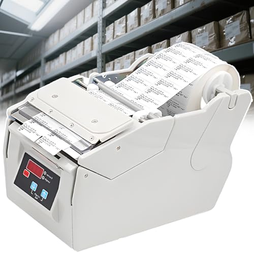 Etikettenspender und Schälmaschine mit Digitalanzeige, Griffe 5–180 mm breite Etiketten, 130 mm/s Geschwindigkeit für Arbeitsplatz und Bestandsverwaltung Etikettenspender und Schälmaschine mit Digitalanzeige, Griffe 5–180 mm breite Etiketten, 130 mm/s Geschwindigkeit für Arbeitsplatz und Bestandsverwaltung von Generisch