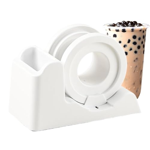 Etiketthalter Für Rollen - Einstellbarer Roll -Etikett -Organizer, Langlebiger Kunststoffhalter | Easy-Installation Tape & Ribbon Label Display, & Craft Storage Solution, Clear Roll Label Holde von Generisch