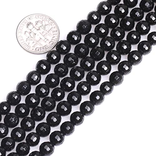 Eu9-k10716 schwarze Achat-Naturstein-Perlen, rund, Halbedelstein, lose Perlen für Schmuckherstellung, 38,1 cm, Perlenstrang, DIY, Handarbeit, Bastelbedarf, 6 mm Eu9-k10716 schwarze Achat-Naturstein-Perlen, rund, Halbedelstein, lose Perlen für Schmuckherstellung, 38,1 cm, Perlenstrang, DIY, Handarbeit, Bastelbedarf, 6 mm von Generisch