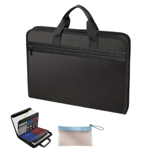 Expandable File Organizer - 13-Pocket Document Storage for Home & Office,Portable Document Folder von Generisch