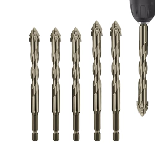 Exzenterschneider Set | Vier-Schneiden Exzenter Bohrersatz - Hochharte Bohrspitzen Für Beton Zement Fliese Holz Metall Exzenterschneider Set | Vier-Schneiden Exzenter Bohrersatz - Hochharte Bohrspitzen Für Beton Zement Fliese Holz Metall von Generisch