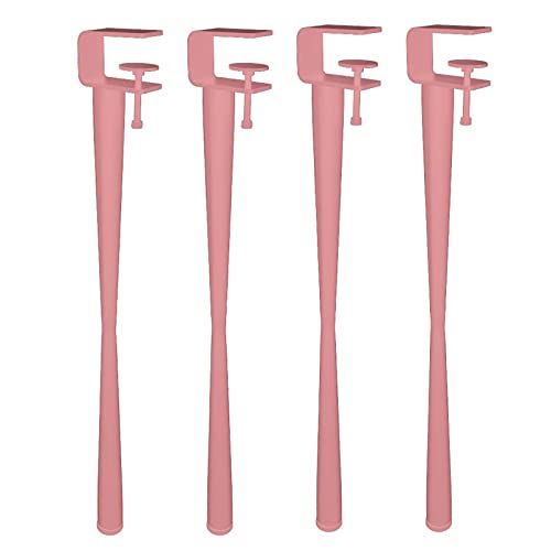 F-förmige Klemm-Tischbeine – Metall-Möbelfüße für DIY-Esstischstütze, kein Stanzen, Design mit Bodenschonern von Generisch